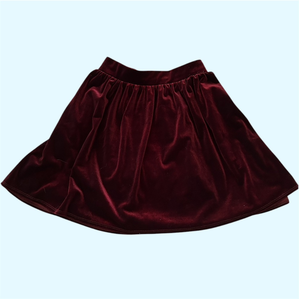 Vintage Y2K Garage Velvet Skirt in Size Medium
